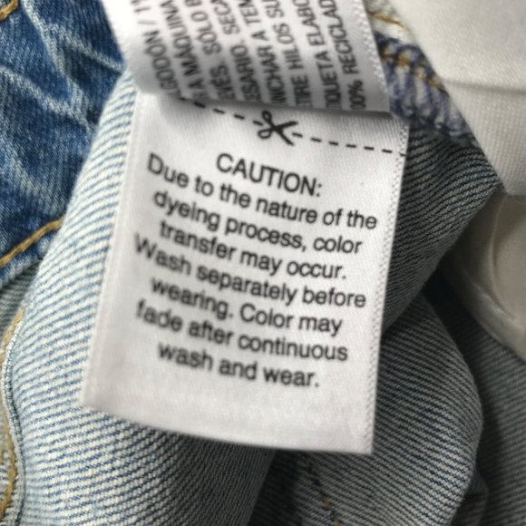 Universal Thread Women's Size 22W Vintage Midi Short Cut Off Blue Denim New - Picture 14 of 14